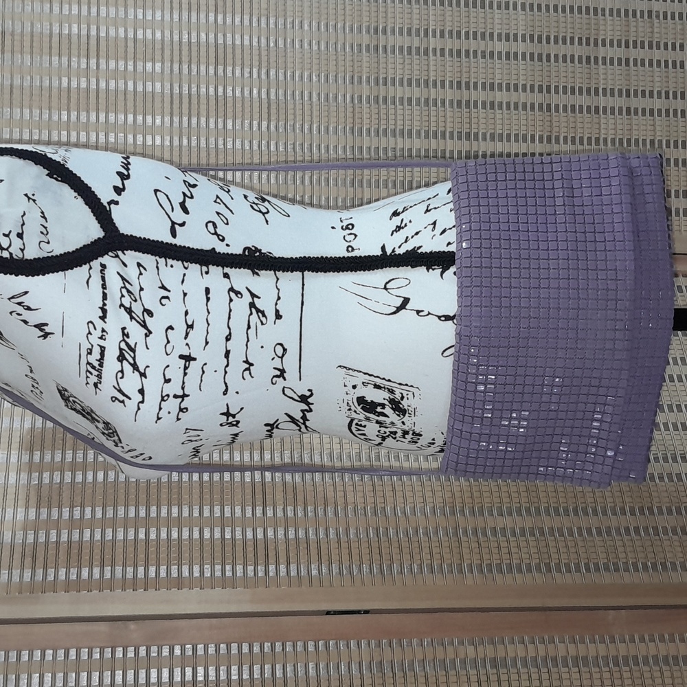 Purple Mesh Purse